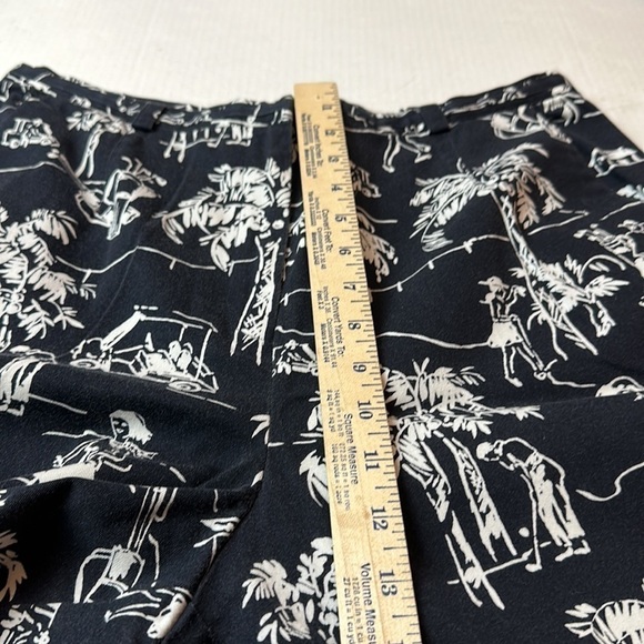 90s Talbots Palm Springs Pants 100% Cotton Resort Golf Coastal Grandmillennial - Picture 9 of 14